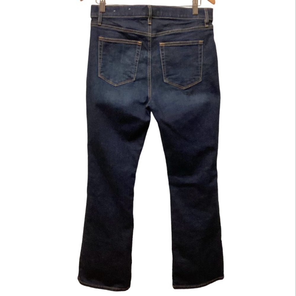 LOFT Outlet 6 Bootcut Jeans Mid Rise Women’s Stretch Dark Wash - Picture 3 of 12